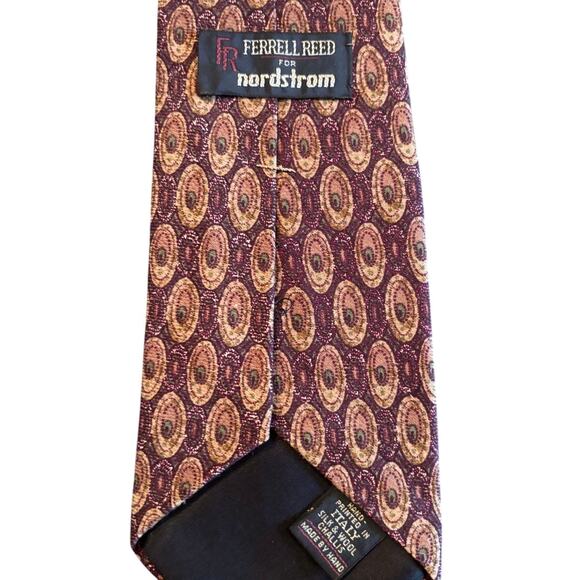 Lot of 3 Men's Silk Ties from Nordstrom, JZ Richards & Ferrell Reed, EUC - Picture 4 of 4